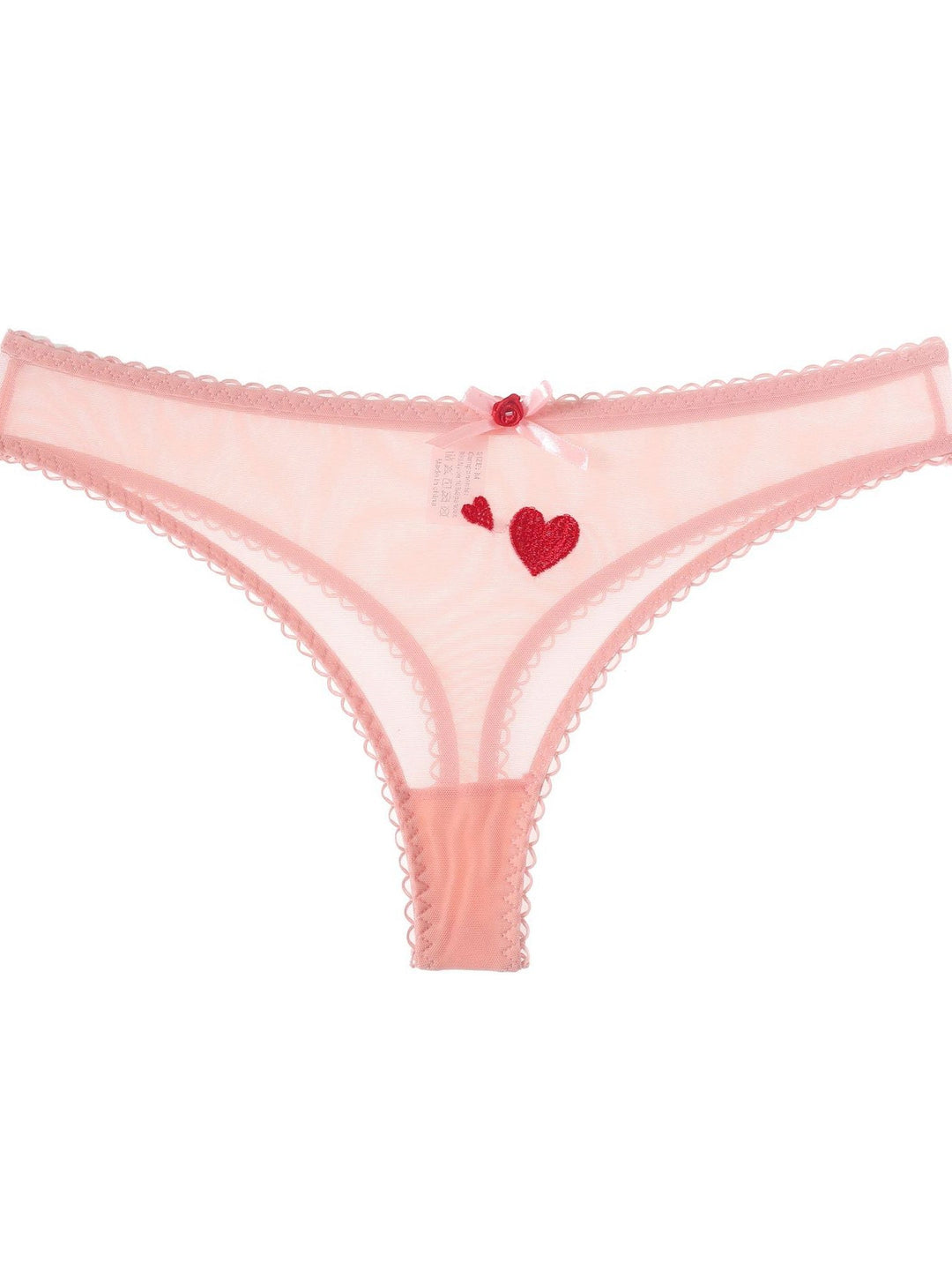 Liviabliss 7195 - Love Baskılı Tül Detay Külot