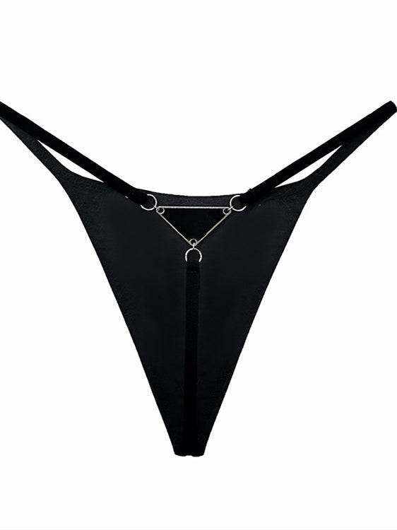 Liviabliss 7131 - Heart Metal Waist Chain Solid Color T-String String Külot