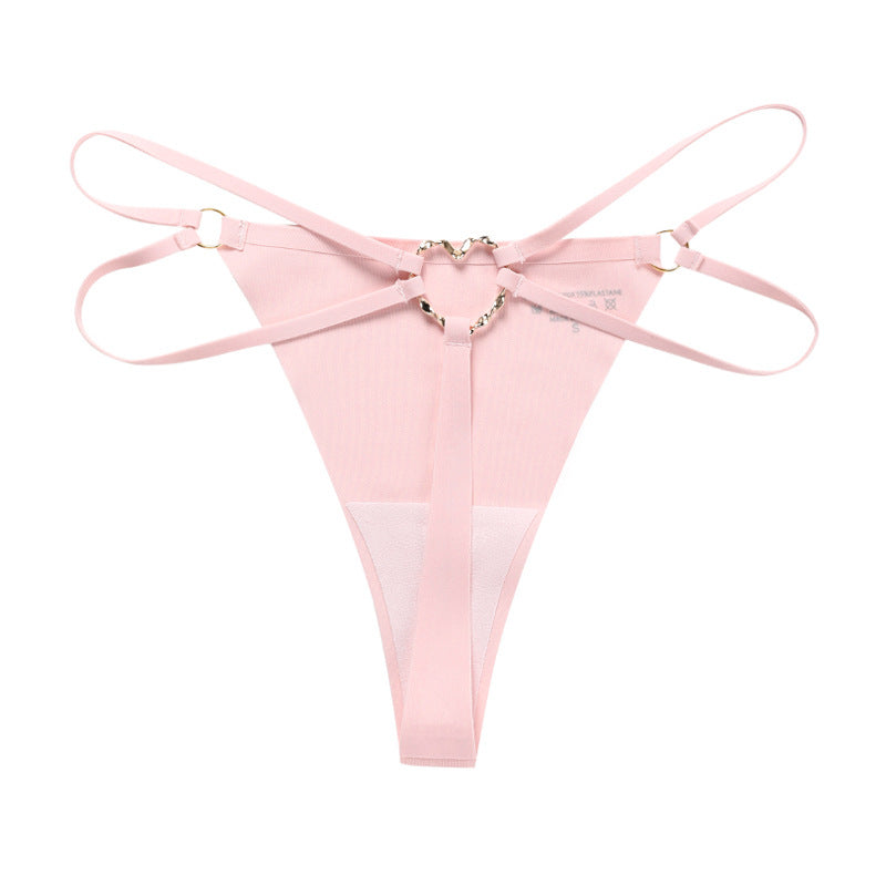Liviabliss 7157 - Back Heart Shape Crystal Oyuklu Out T-String Külot