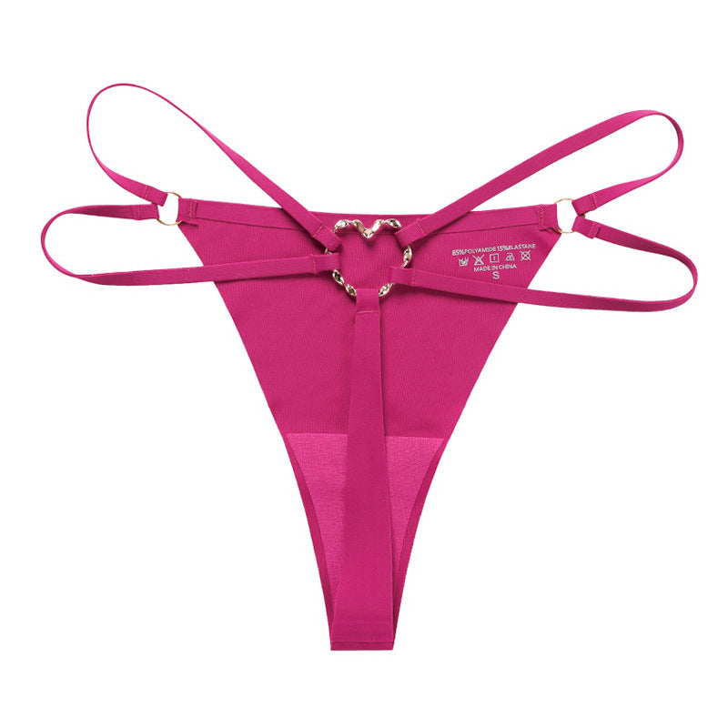 Liviabliss 7157 - Back Heart Shape Crystal Oyuklu Out T-String Külot