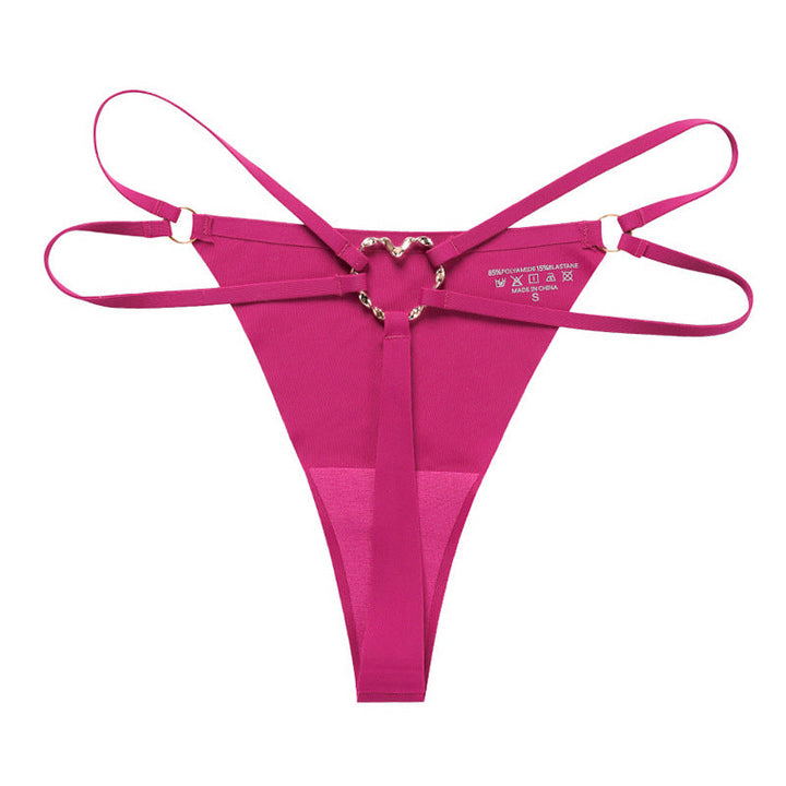 Liviabliss 7157 - Back Heart Shape Crystal Oyuklu Out T-String Külot