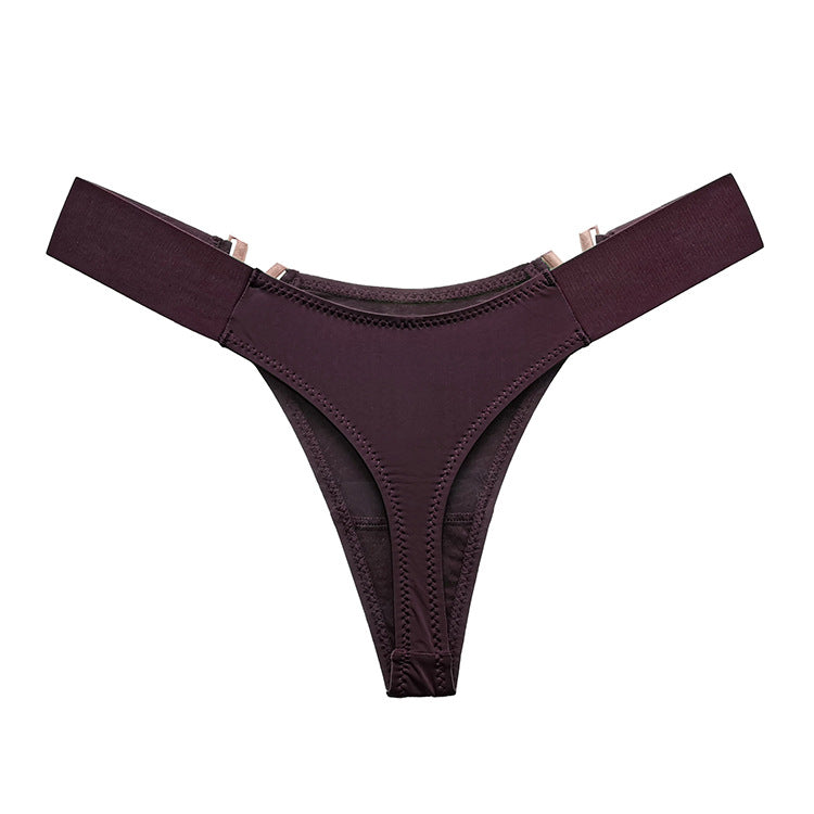 Liviabliss 7140 - V Harf Desenli Solid Color Külot