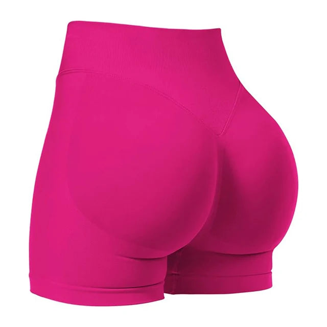 LIVIA 2061-61 Scrunch Kalça Detaylı Dikişsiz Spor Şortu