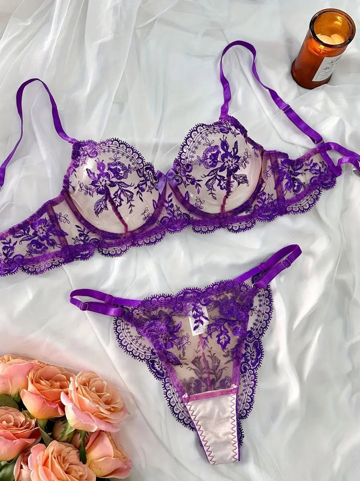 Livia 2479 Transparan bralet set