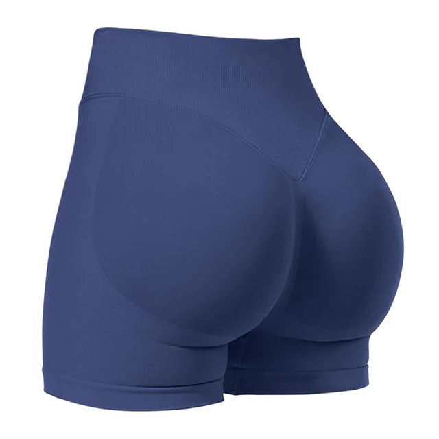 LIVIA 2061-61 Scrunch Kalça Detaylı Dikişsiz Spor Şortu