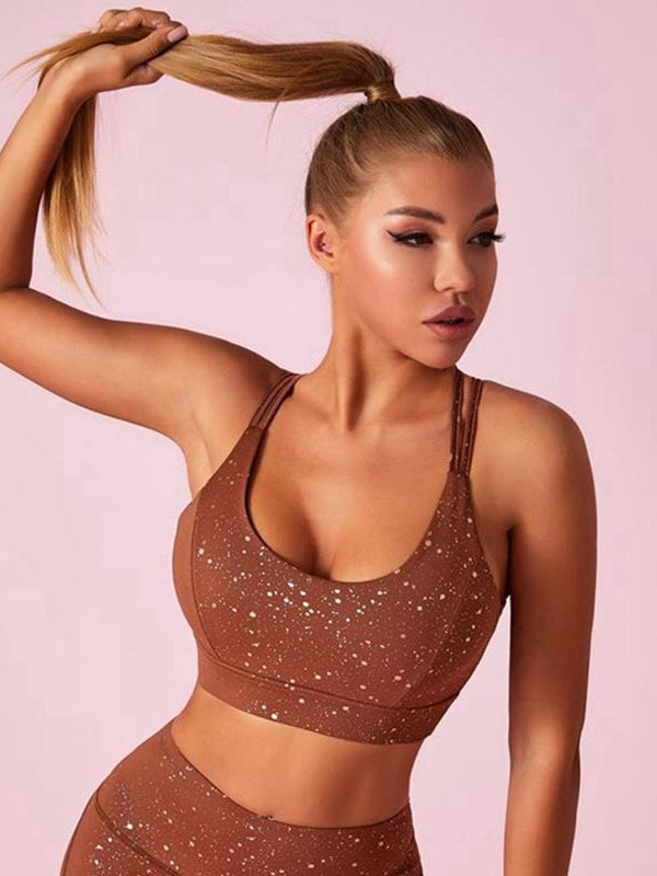 LIVIA 8040 Parlak  U Yaka  Spor Bra