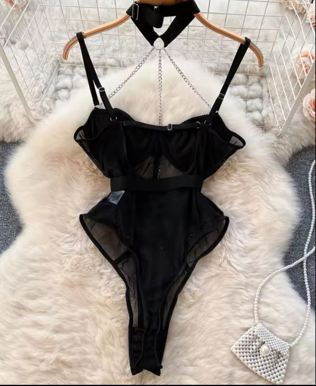 Livia 4673 Zincir detaylı Bodysuit