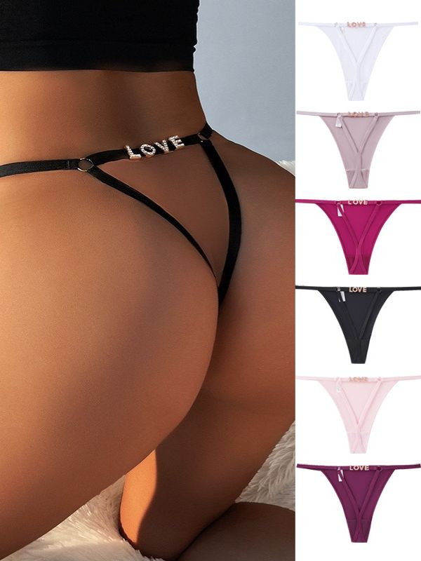 LIVIABLISS 7241 – Seksi Tül Pencereli Metal Detaylı Külot
